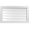 Ekena Millwork Vertical Surface Mount PVC Gable Vent: Functional, w/ 2"W x 1-1/2"P Brickmould Frame, 30"W x 18"H GVPVE30X1802SF - alternate 1